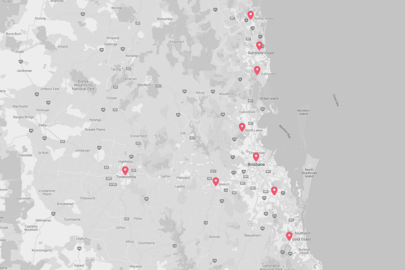 Queensland job locations